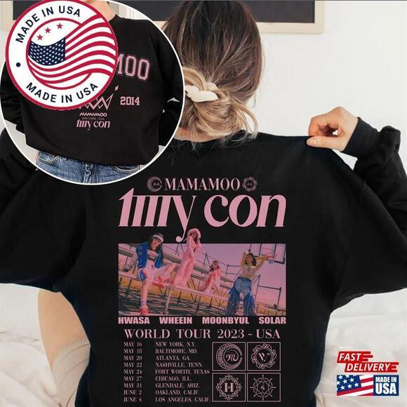 Tops - Mamamoo Tour Sweatshirt My Con Sweatshirt Kpop 2 Sided